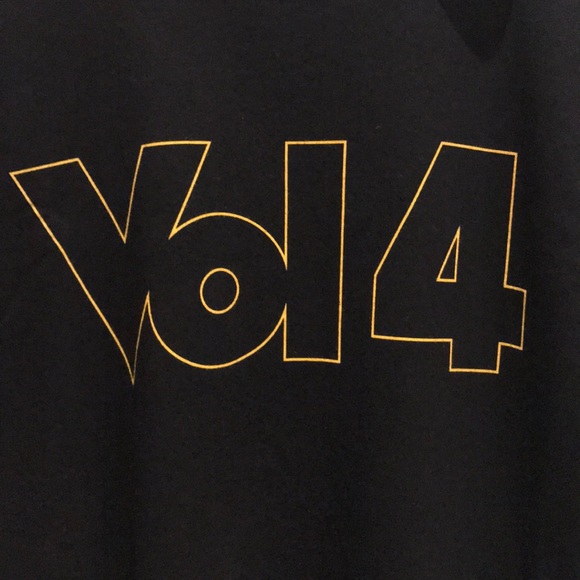 Volume 4 “Vol 4” Logo Black Skate Tee - Picture 4 of 5